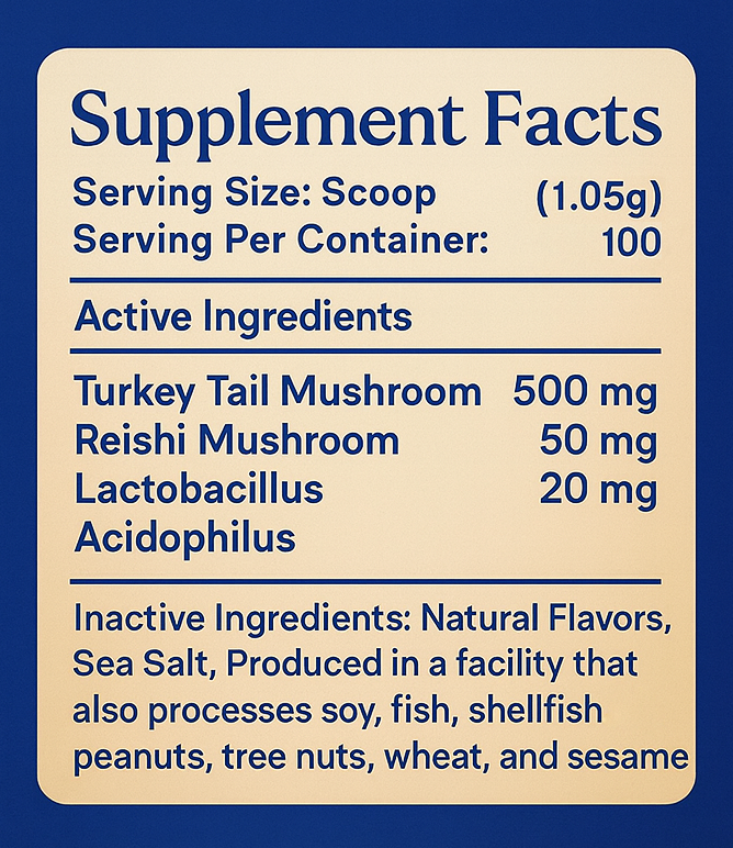 TurkeyTail+ Probiotics™ Formula